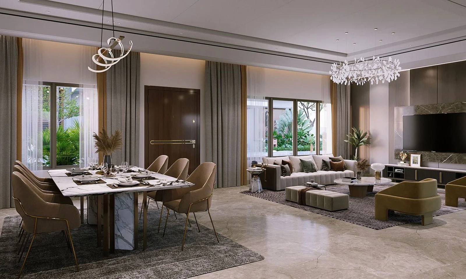 Vivanta Aaranya Ravet Living Room Image